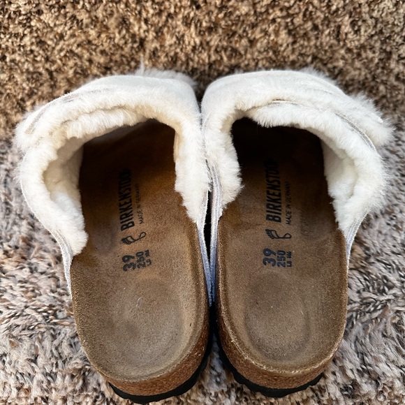 BIRKENSTOCK x Stüssy Solana Shearling Slides - Picture 5 of 6